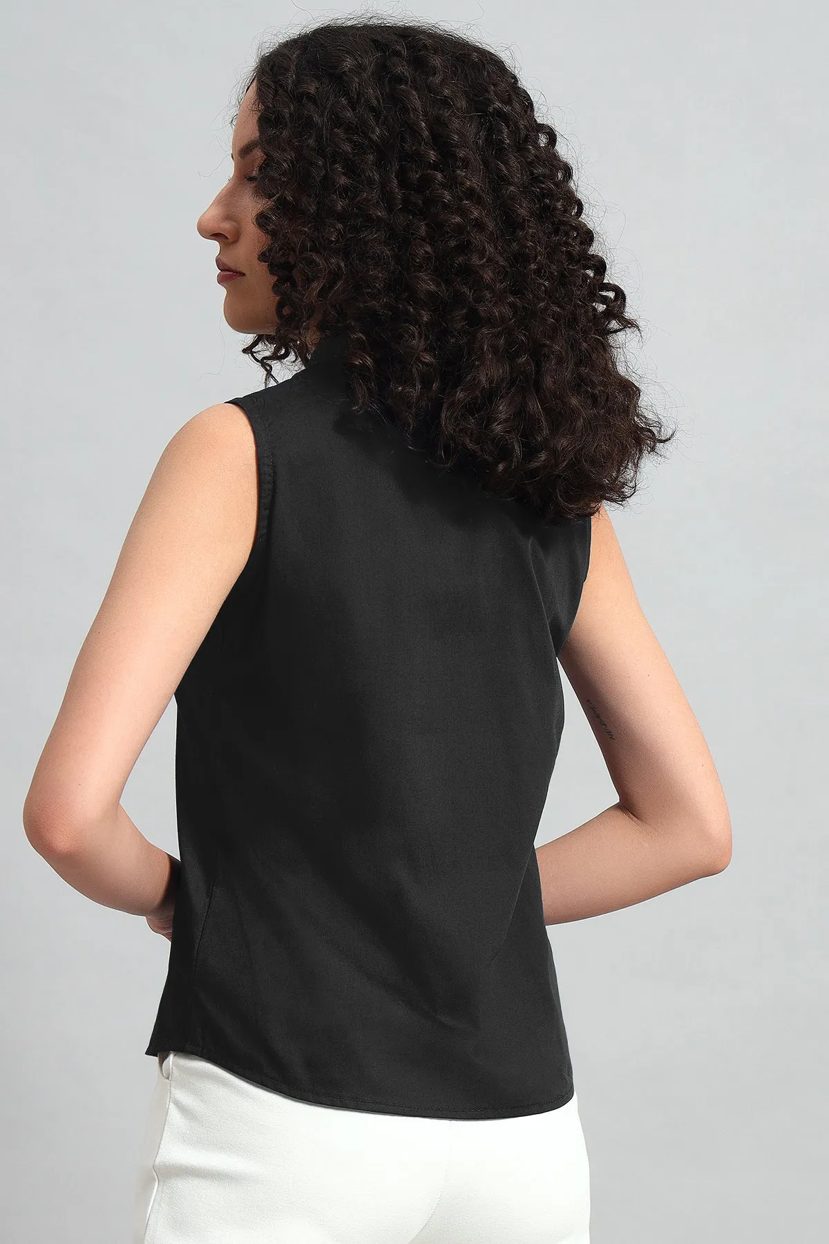 Slim-Fit Shirt, Black