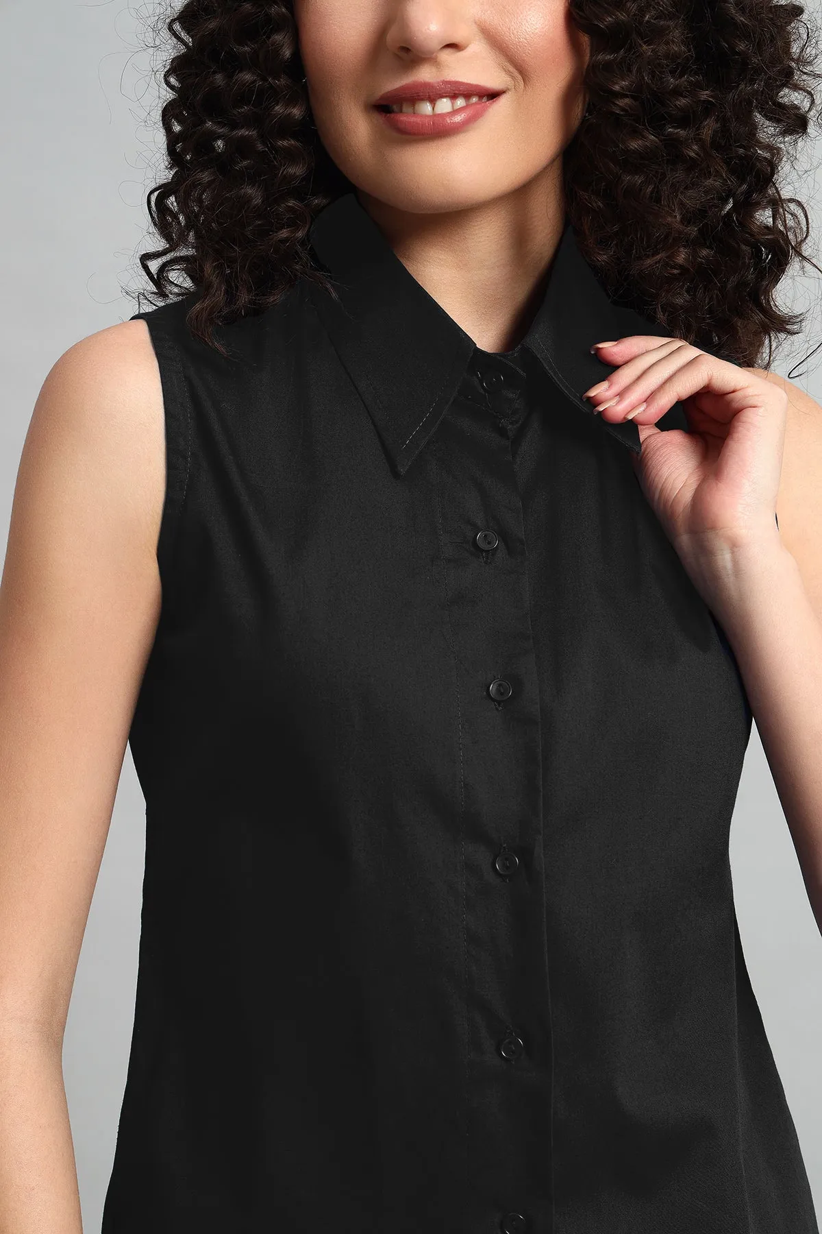 Slim-Fit Shirt, Black