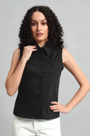 Slim-Fit Shirt, Black