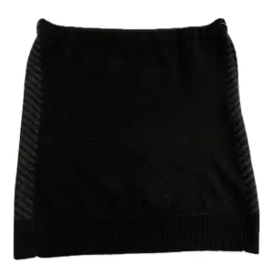 Small Bun Warmer Skirt - Black with Grey Striping - 226