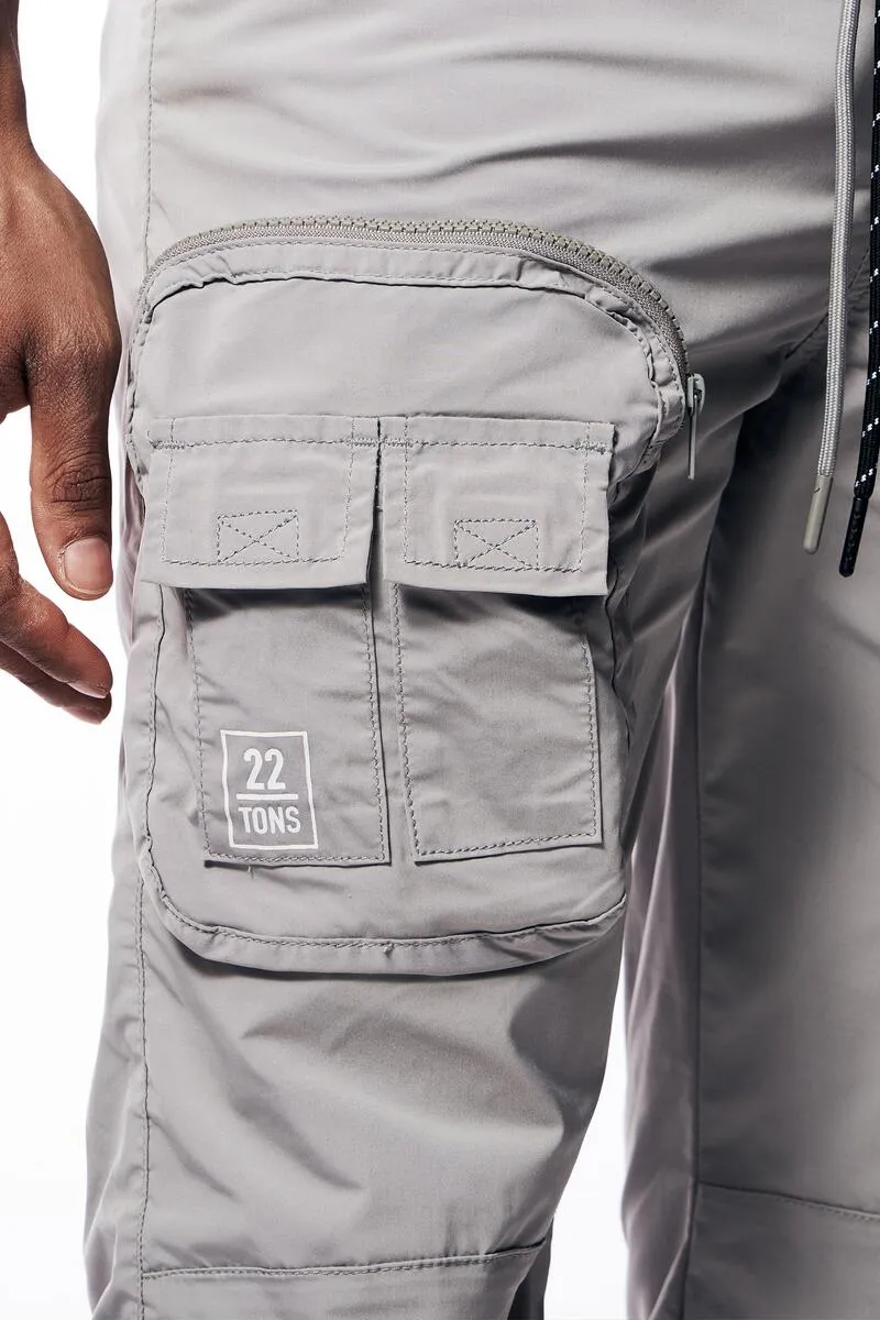 Smoke Rise Nylon Utility Grey Pants