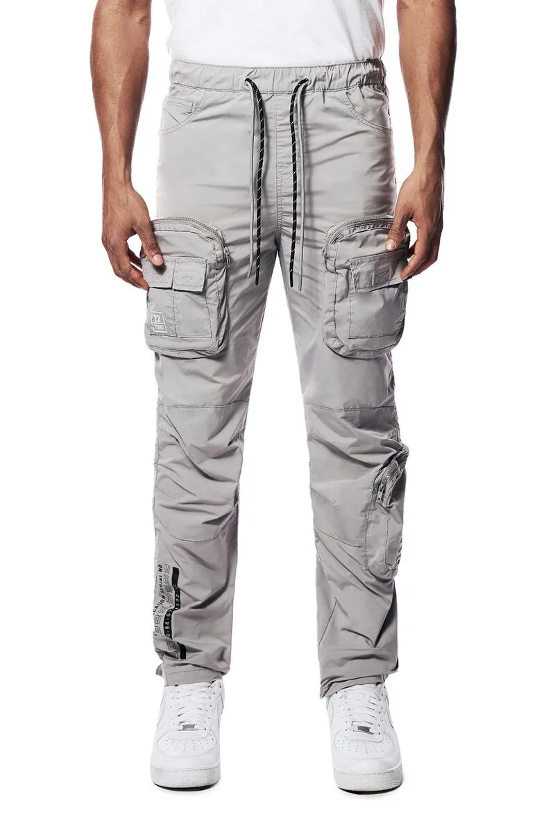 Smoke Rise Nylon Utility Grey Pants
