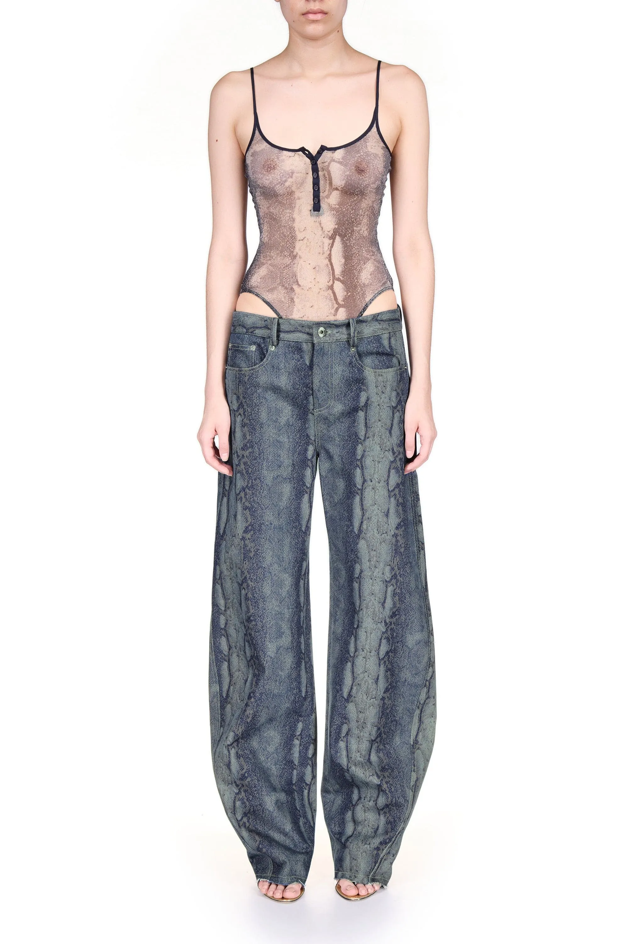 Snake Cocoon Jeans