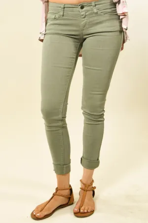 Sneak Peek Sage Skinny Jeans