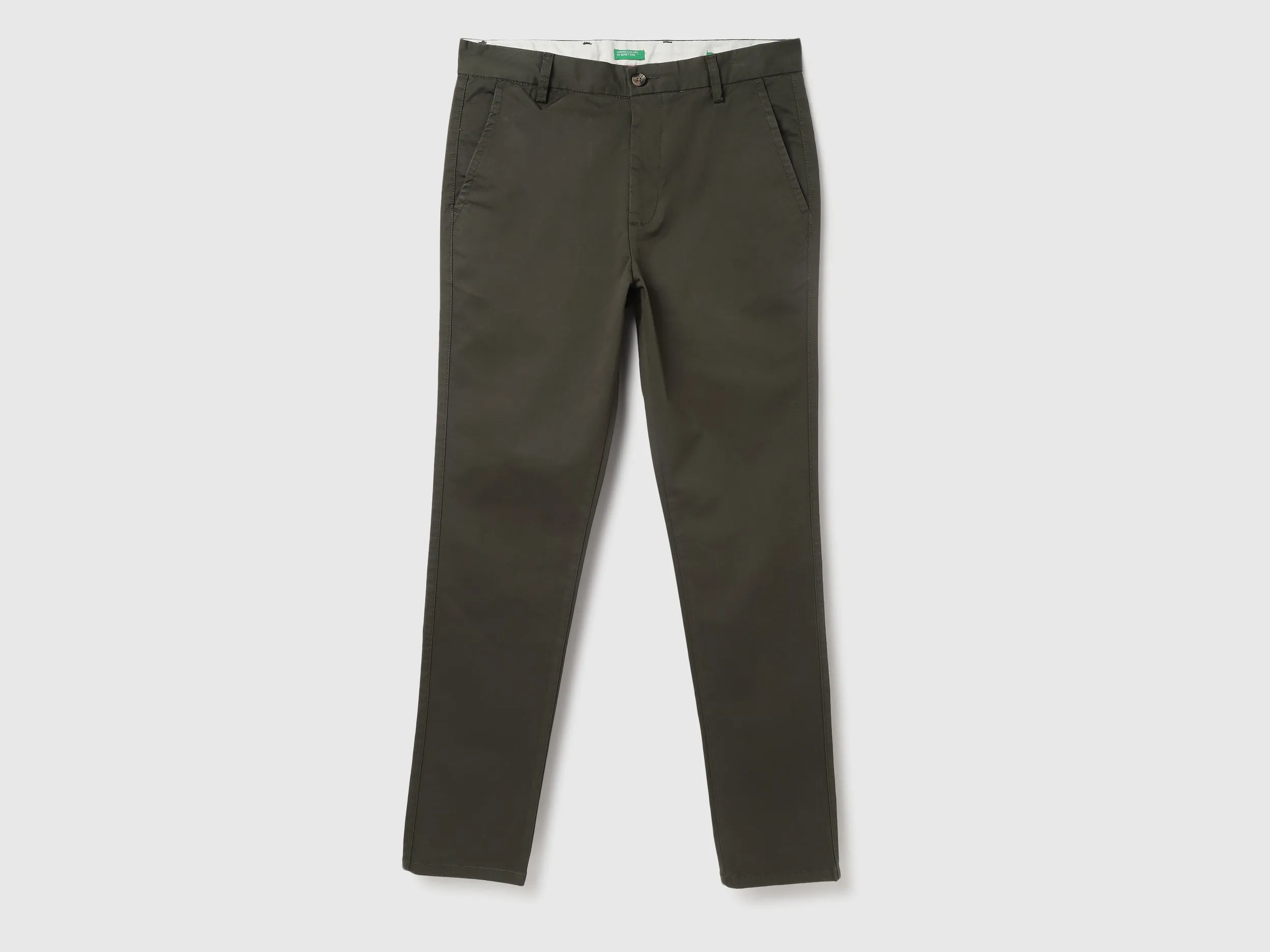 Solid Slim Fit Trousers