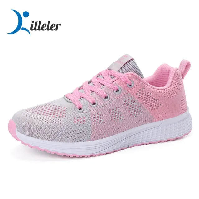 Sport Running Shoes Women Air Mesh Breathable Walking Sneakers