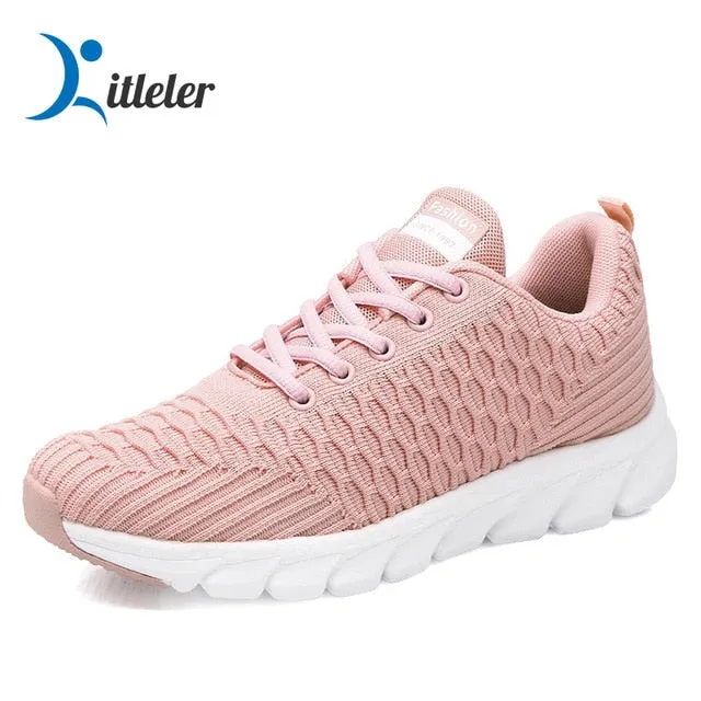 Sport Running Shoes Women Air Mesh Breathable Walking Sneakers
