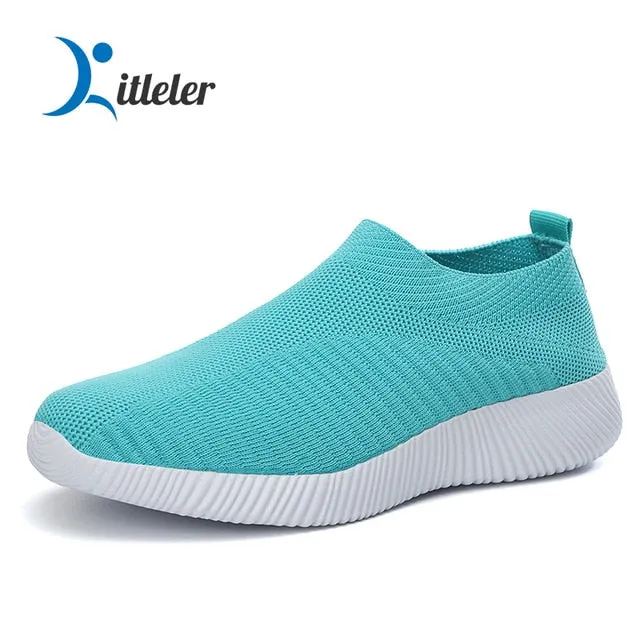 Sport Running Shoes Women Air Mesh Breathable Walking Sneakers