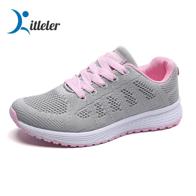 Sport Running Shoes Women Air Mesh Breathable Walking Sneakers