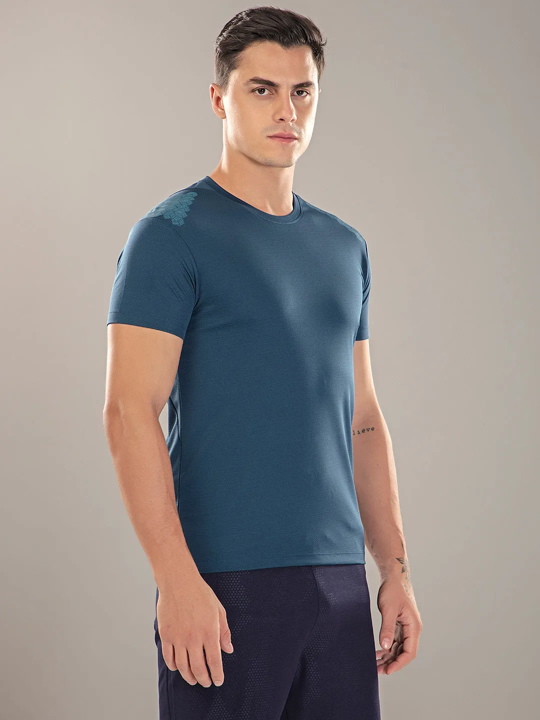Sport Sun Active Round Neck Airforce T Shirt