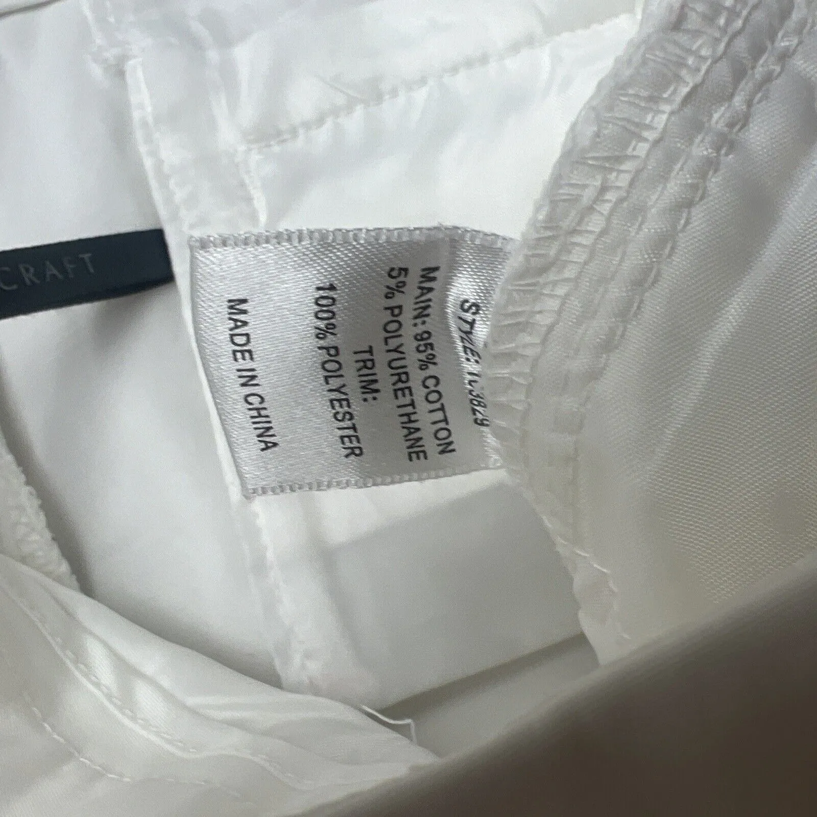 Sportscraft Womens White Slim Cropped Pants Size 12