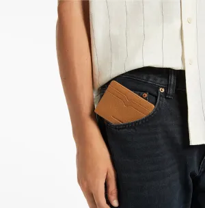 Status Anxiety II LEFT BEHIND Zip Wallet - tan
