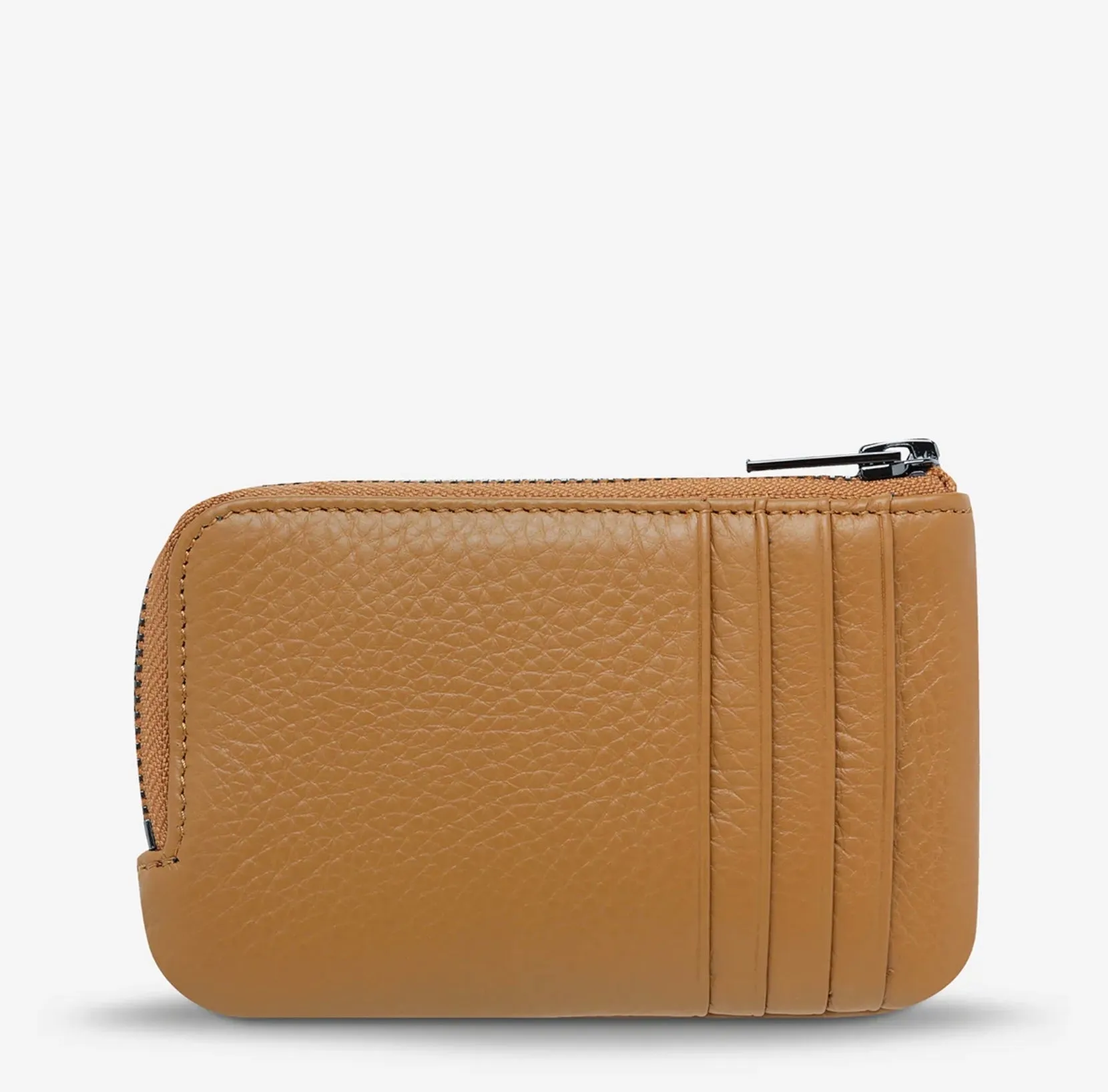 Status Anxiety II LEFT BEHIND Zip Wallet - tan