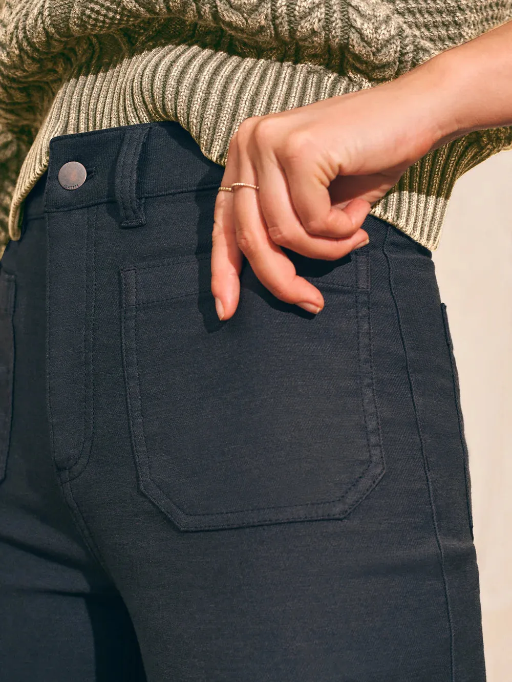 Stretch Terry Patch Pocket Pant  Faherty