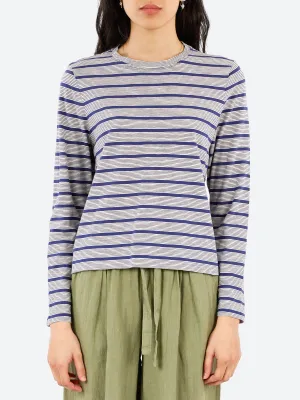 Stripe Crew Neck Tee