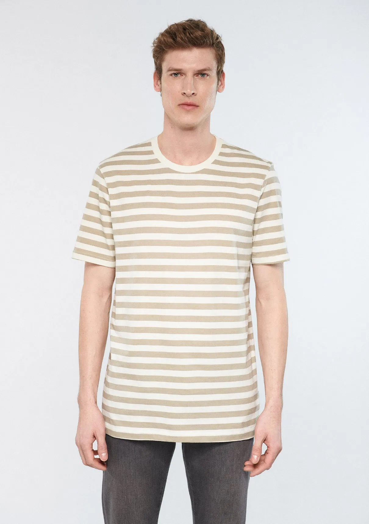 Striped Beige T-Shirt