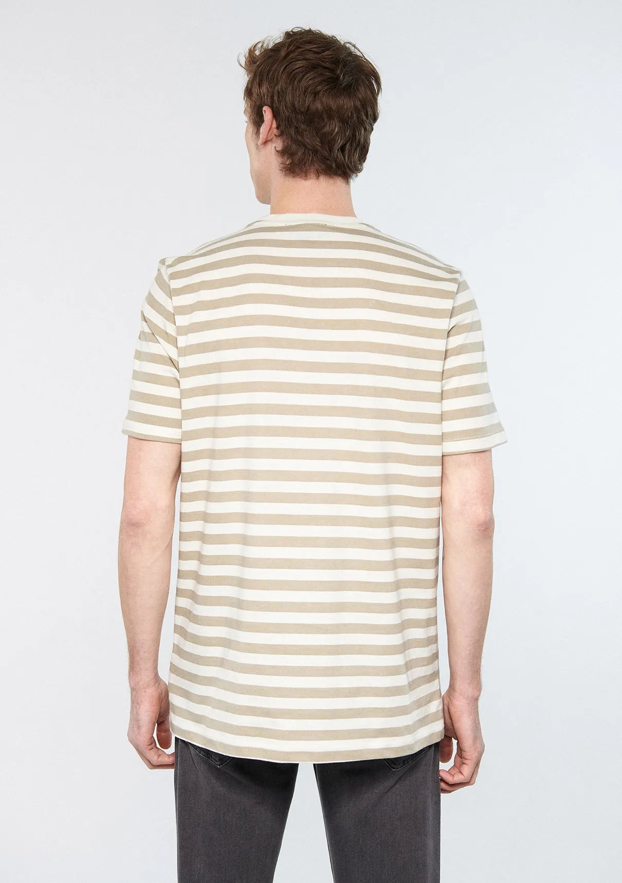 Striped Beige T-Shirt
