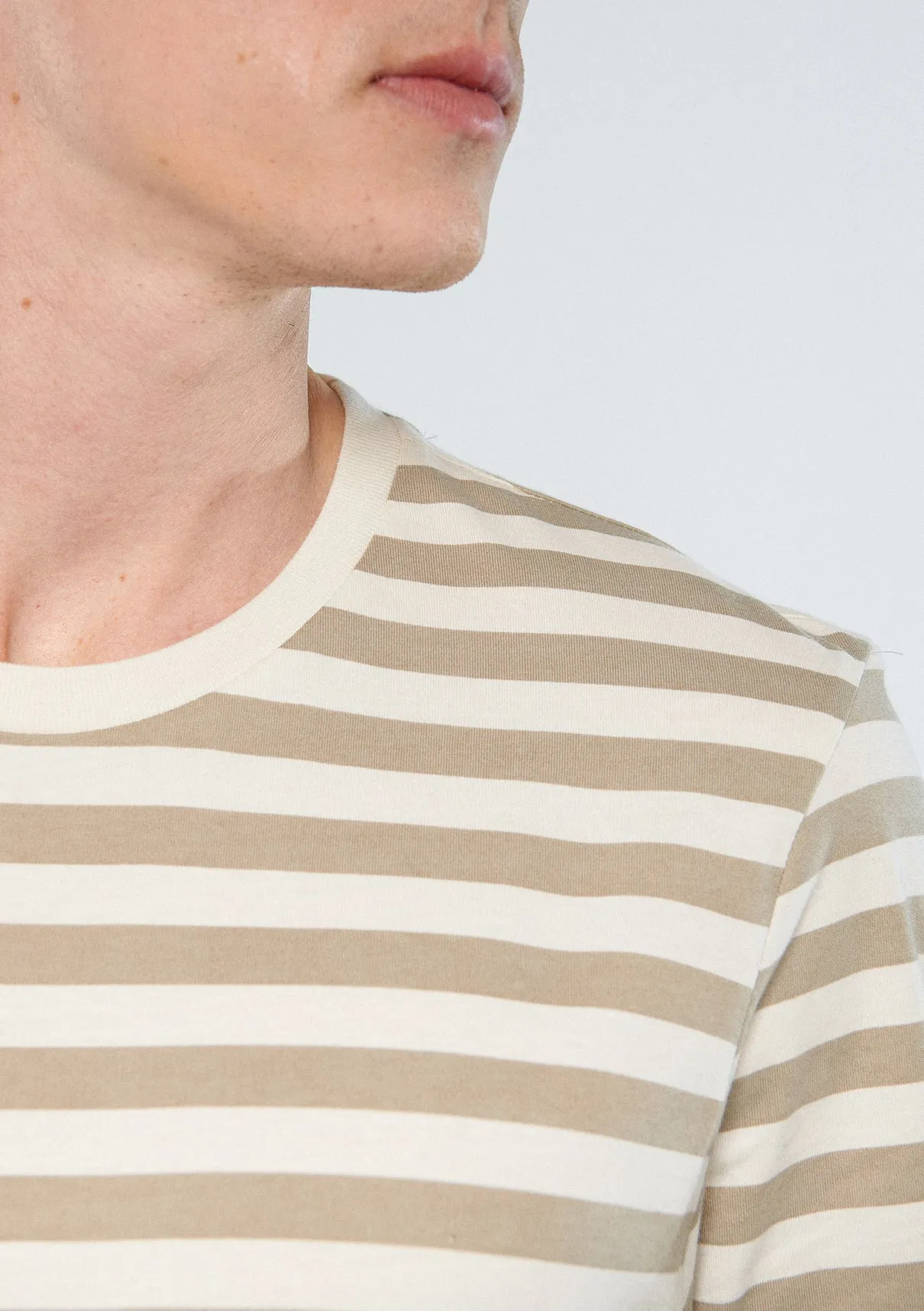 Striped Beige T-Shirt