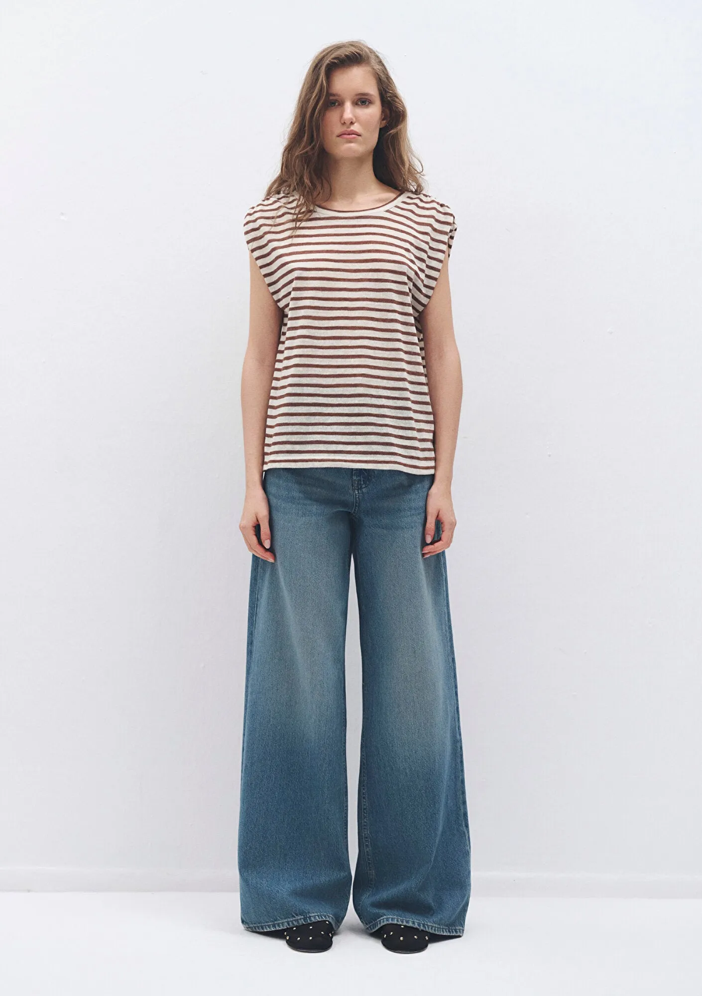 Striped Brown T-Shirt