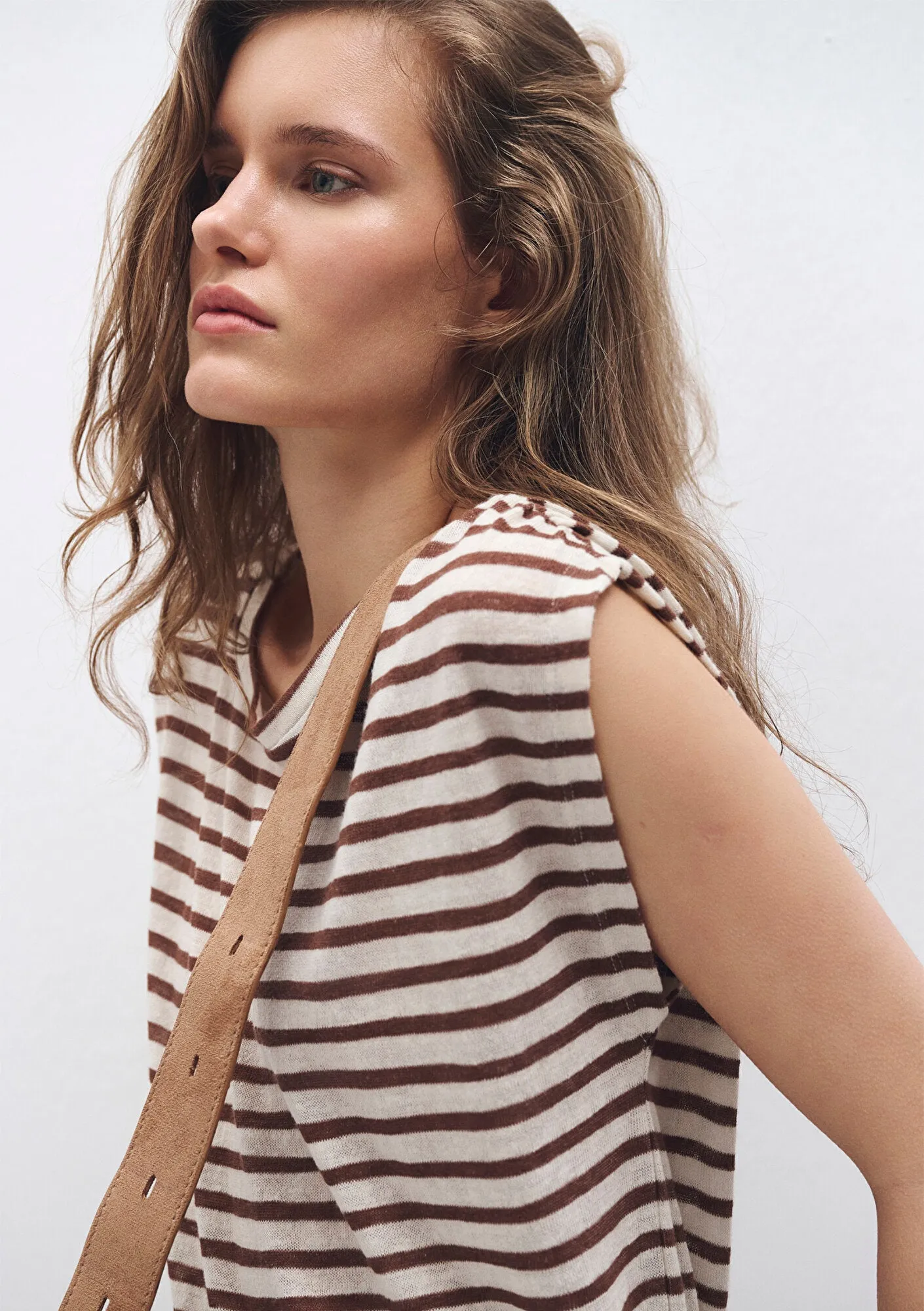 Striped Brown T-Shirt