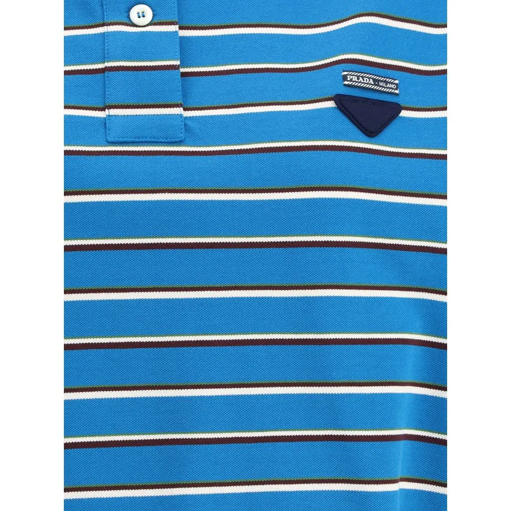 Striped cotton Polo Sweater
