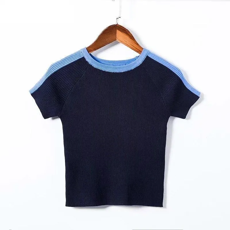 Striped Crop T-Shirt