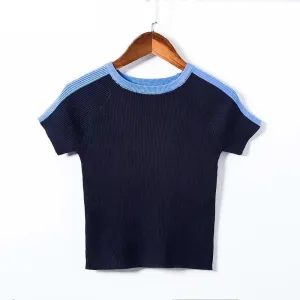 Striped Crop T-Shirt
