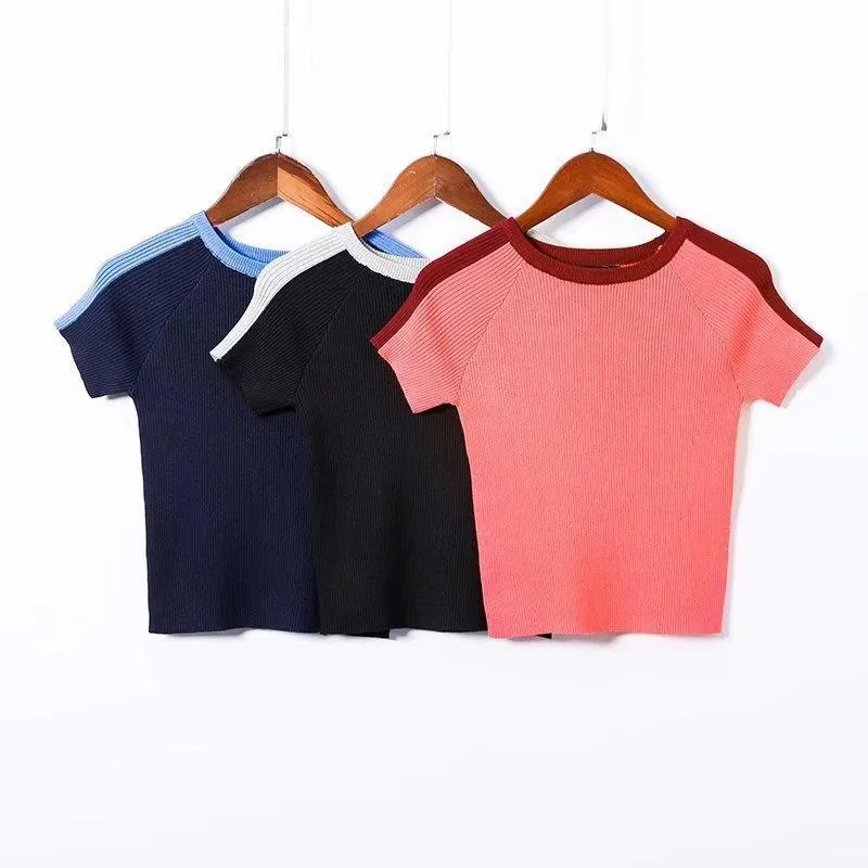 Striped Crop T-Shirt