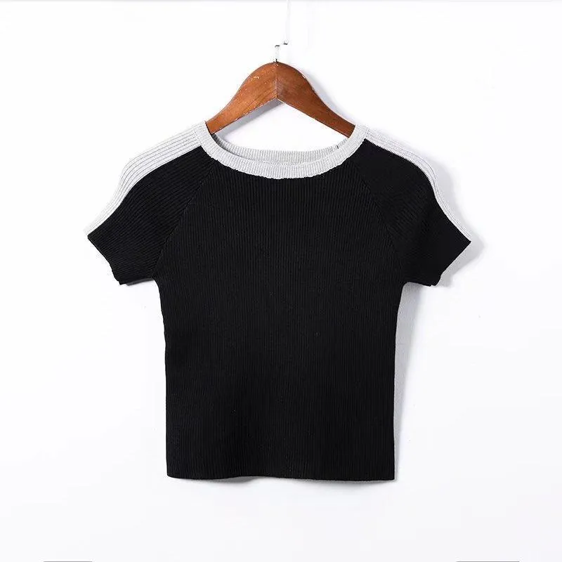 Striped Crop T-Shirt