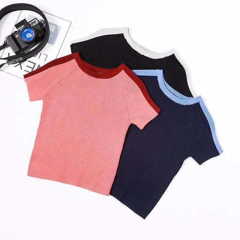 Striped Crop T-Shirt