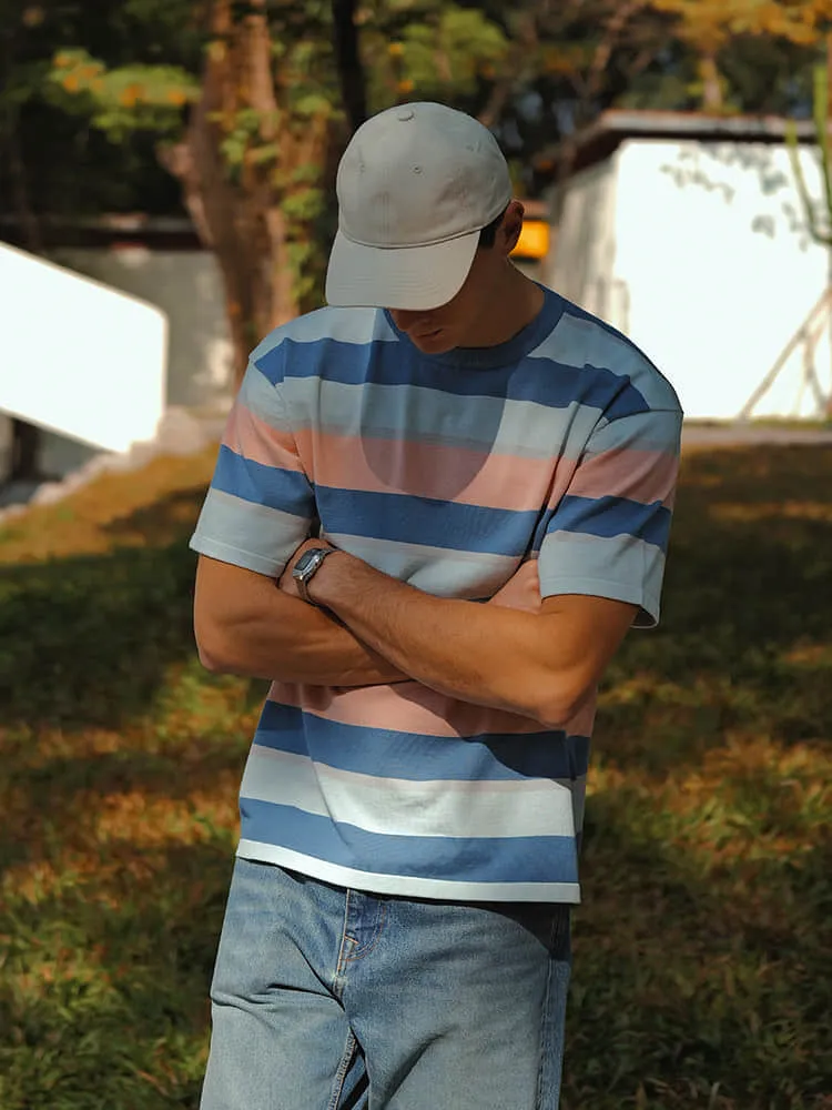 Striped Knitted T-shirts