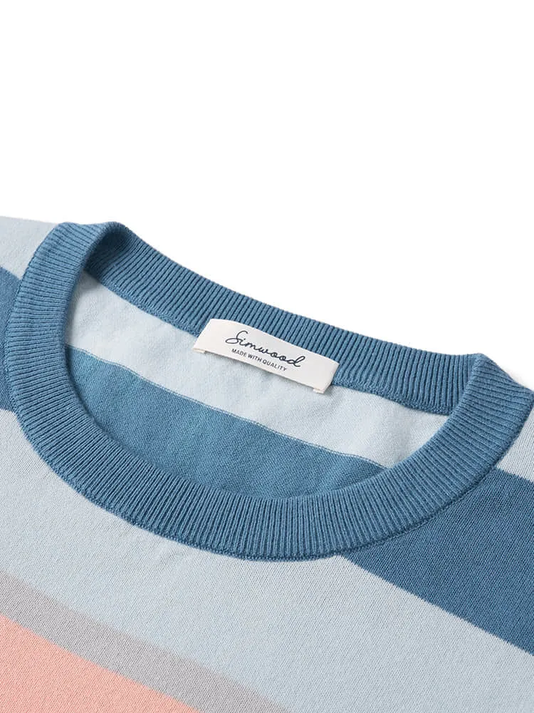 Striped Knitted T-shirts