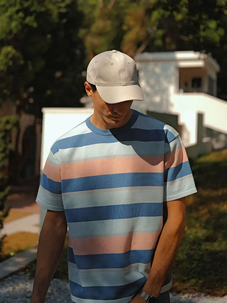Striped Knitted T-shirts