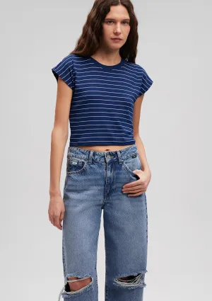Striped Navy T-Shirt