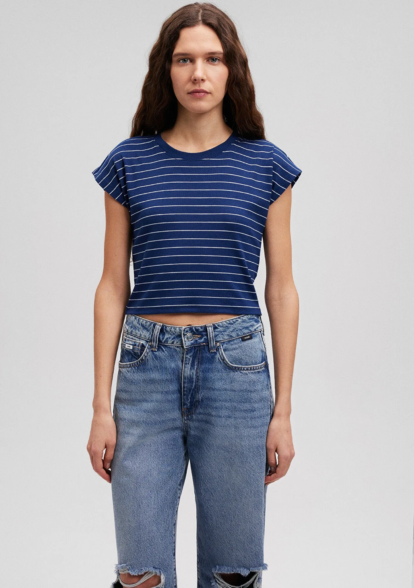 Striped Navy T-Shirt