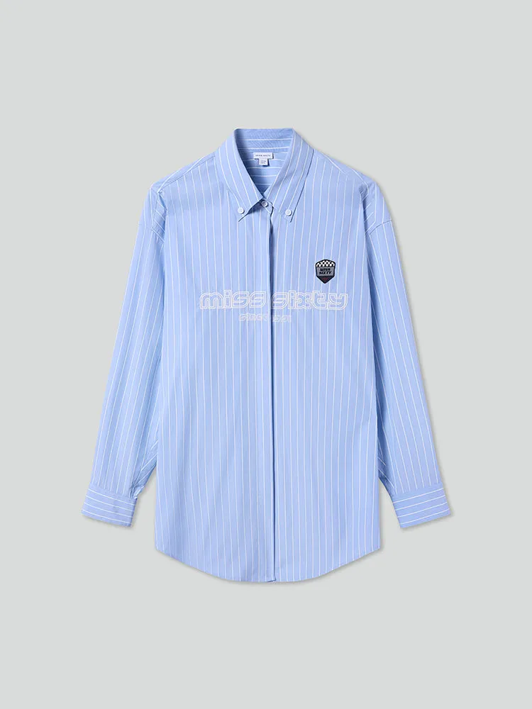 Striped Print Long Sleeves Shirt