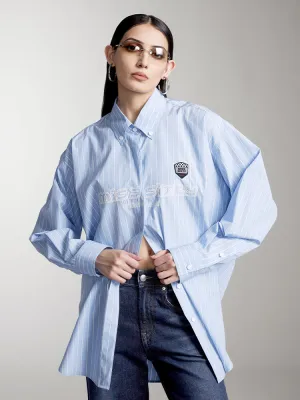 Striped Print Long Sleeves Shirt