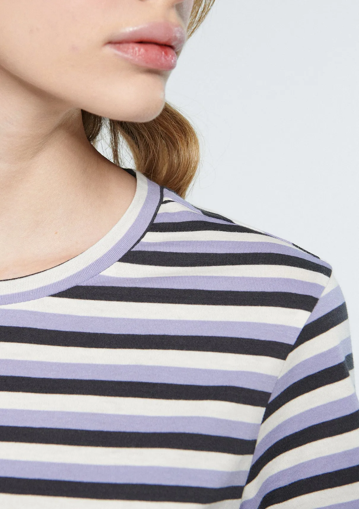 Striped Ruched Top
