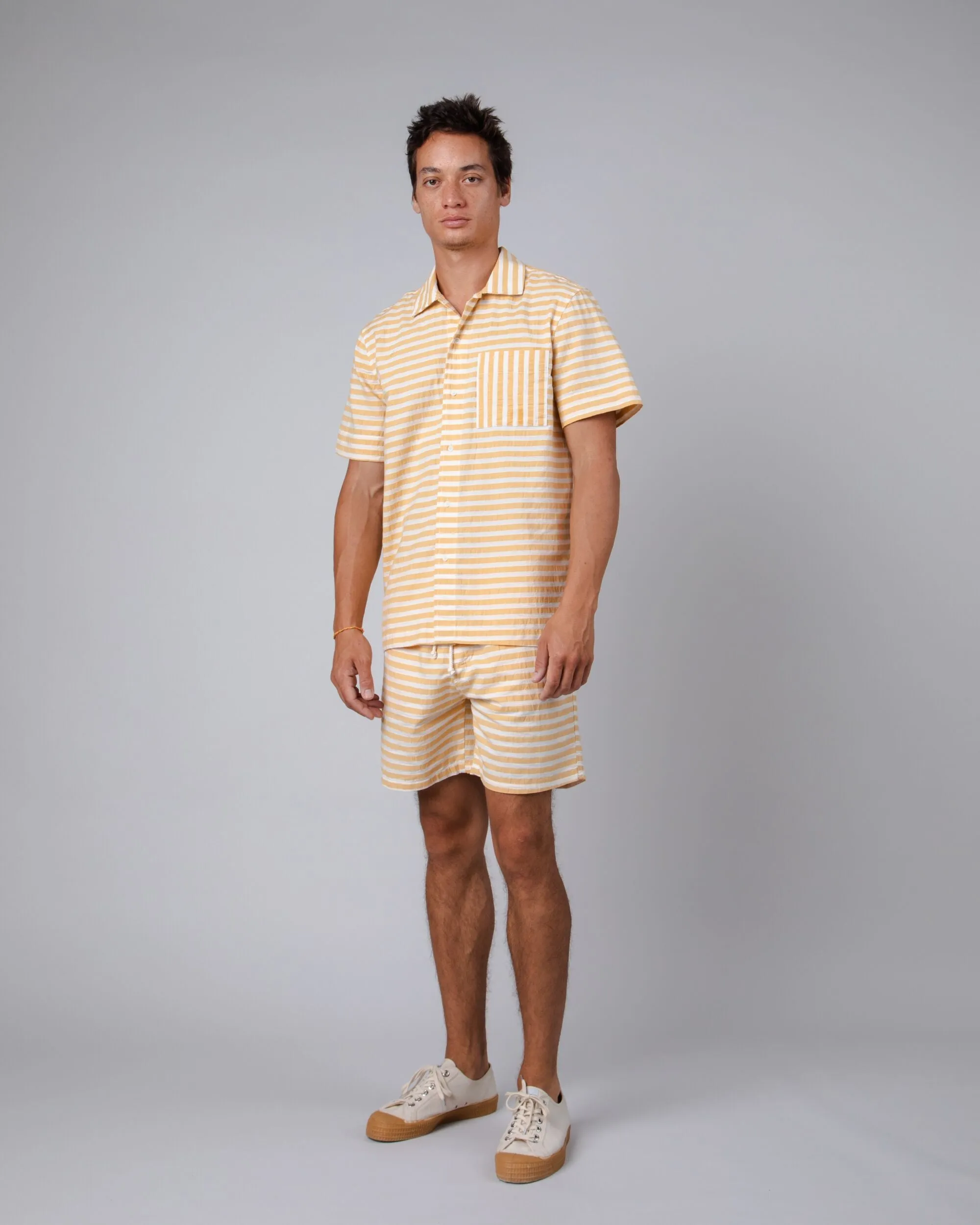 Stripes Short Yellow