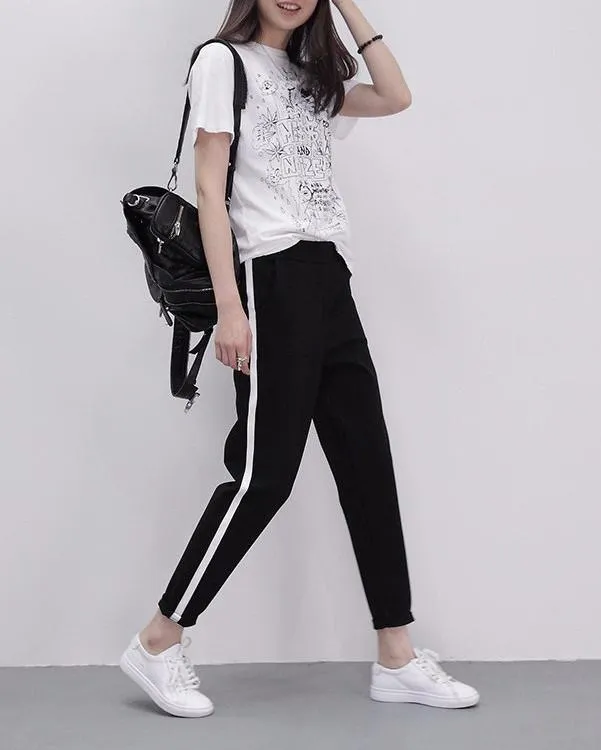 Strpe Harem trouser