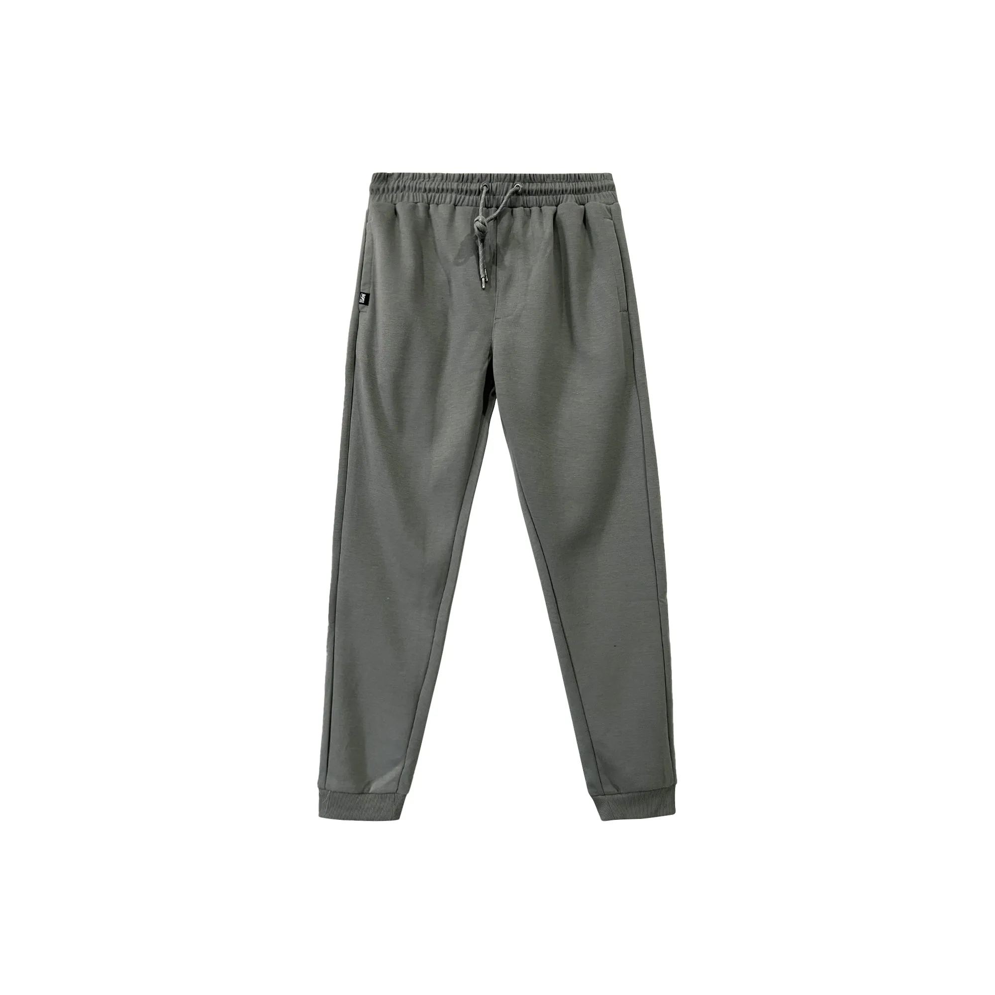 Stylistic Mr. Lee Men's Basic Non-Denim Jogger Pants Mid Waist 171860 (Gray)