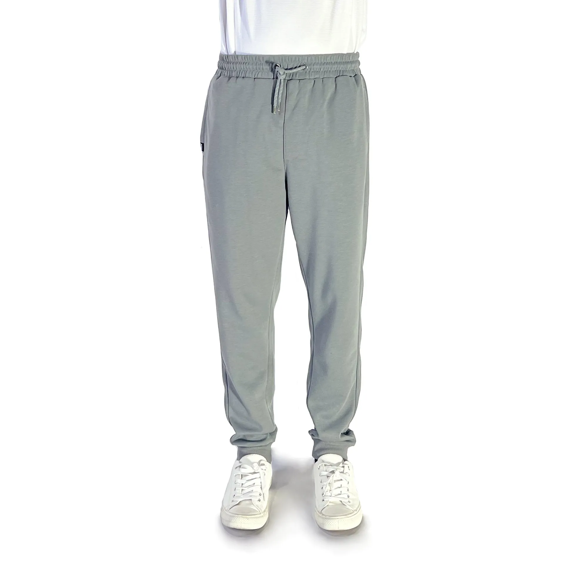 Stylistic Mr. Lee Men's Basic Non-Denim Jogger Pants Mid Waist 171860 (Gray)