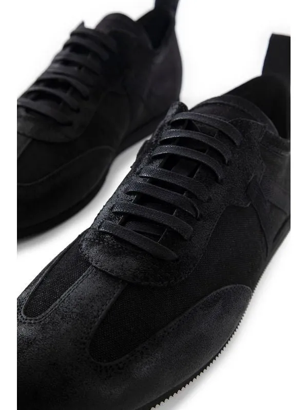 Suede Leather Low-top Sneakers