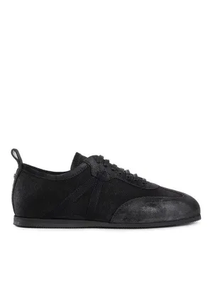 Suede Leather Low-top Sneakers