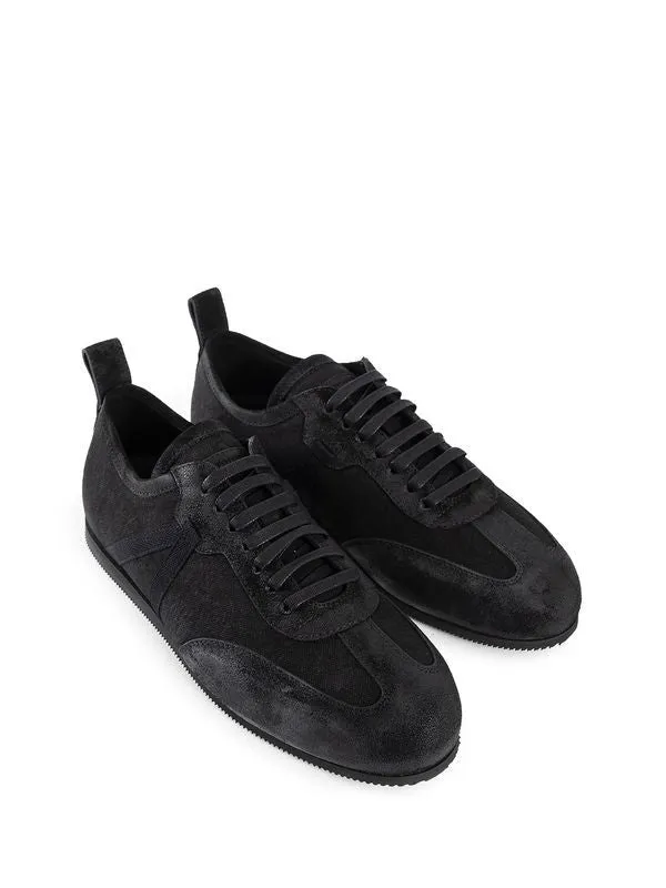 Suede Leather Low-top Sneakers