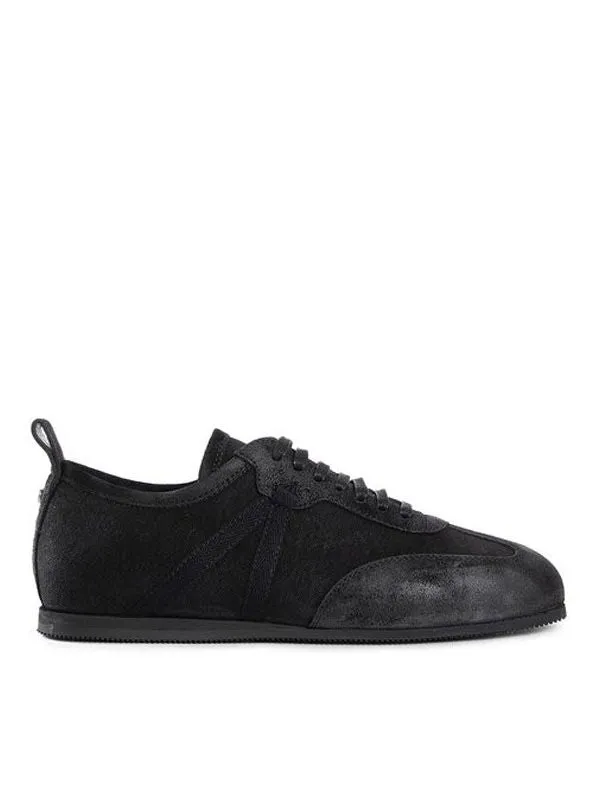 Suede Leather Low-top Sneakers