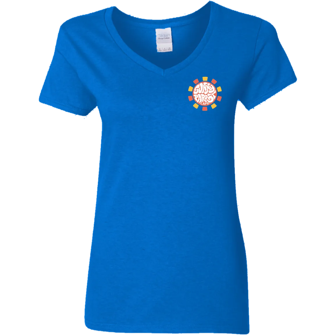 Sunny Parrot Staff G500VL Ladies' 5.3 oz. V-Neck T-Shirt