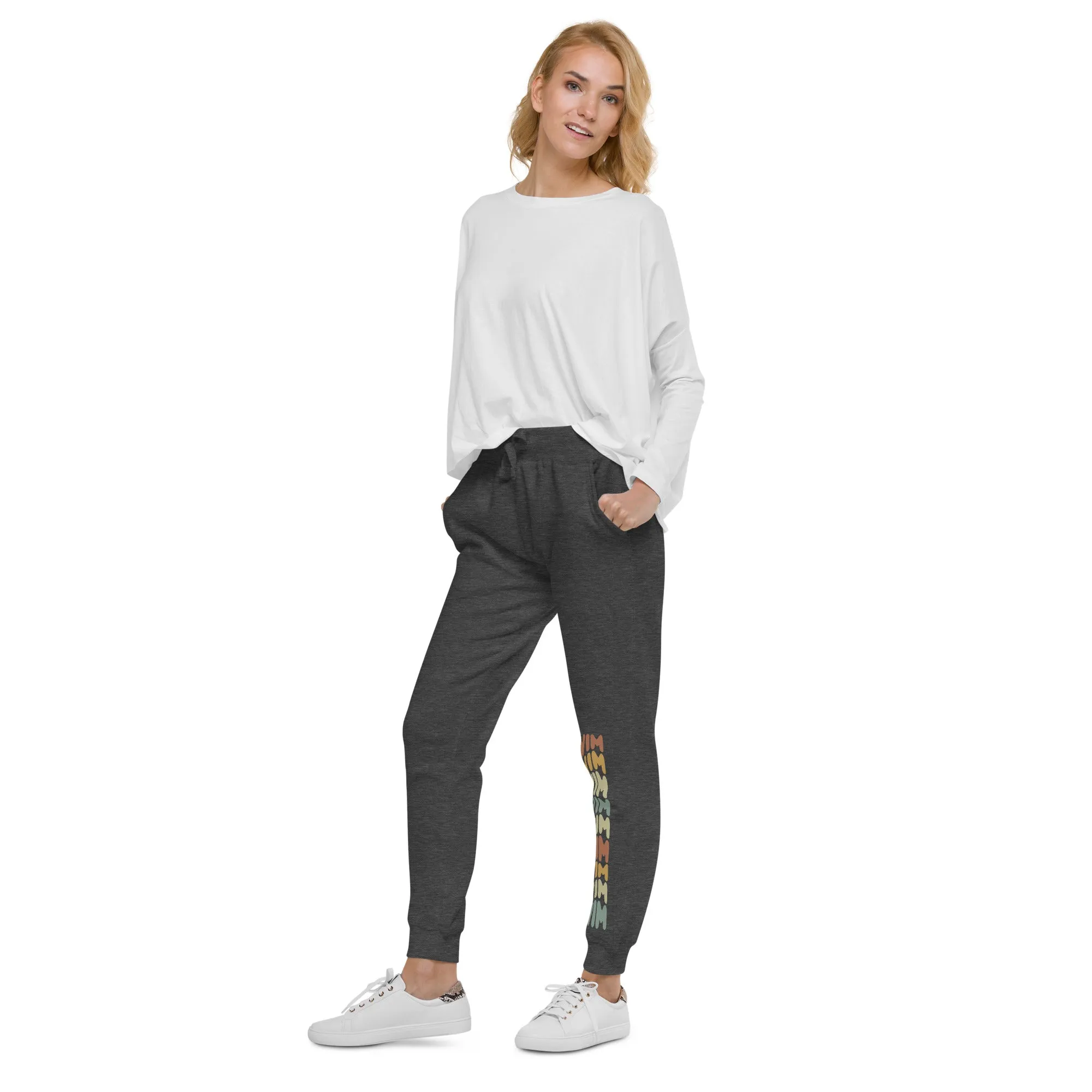 Swimmers Fleece Jogger Sweatpants Swim Retro