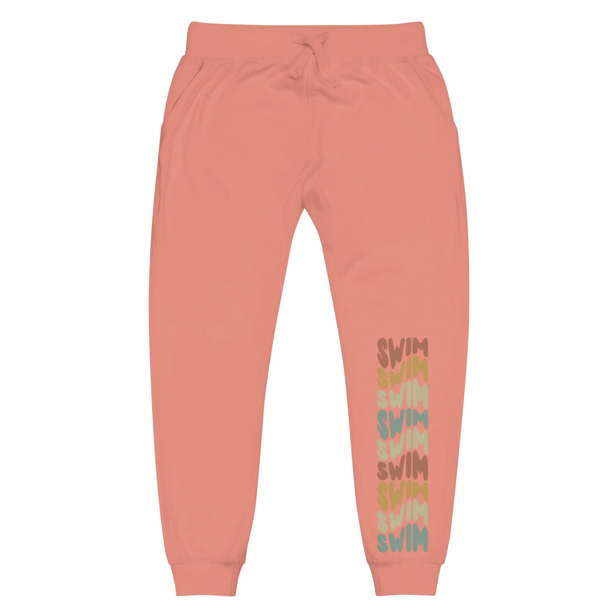 Swimmers Fleece Jogger Sweatpants Swim Retro