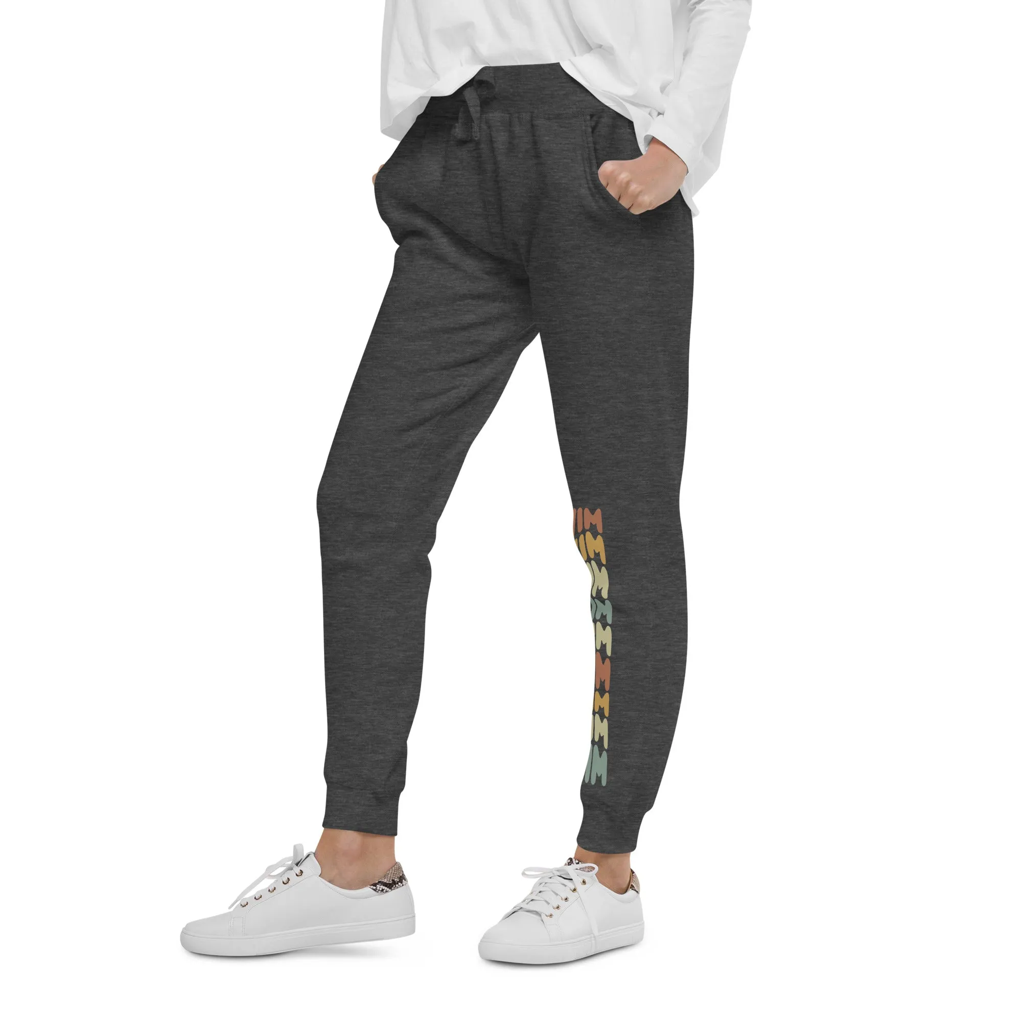 Swimmers Fleece Jogger Sweatpants Swim Retro